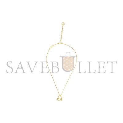 LOUIS VUITTON COLLIER HEART FALL IN LOVE NECKLACE M00465 LOUIS VUITTON COLLIER HEART FALL IN LOVE NECKLACE M00465